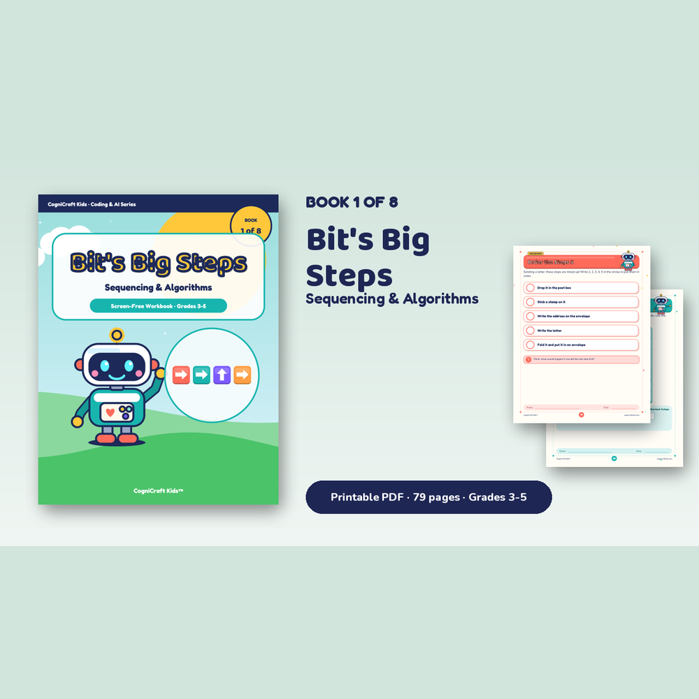 Bit's Big Steps workbook cover