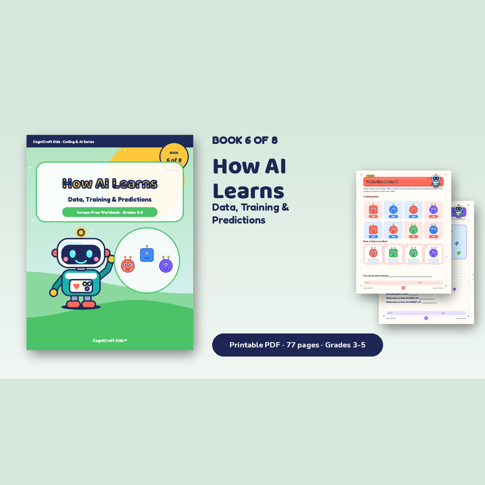 How AI Learns workbook cover