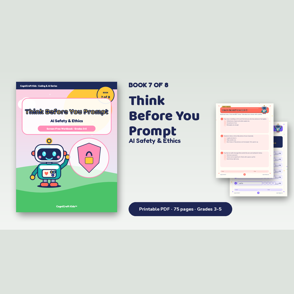 Think Before You Prompt workbook cover